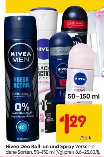 Rusta Nivea deo roll-on und spray Angebot