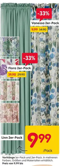 Rusta Vanessa oder flora oder linn 2er-pack Angebot