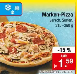 Zimmermann Marken-pizza Angebot