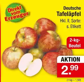 Zimmermann Deutsche tafeläpfel Angebot