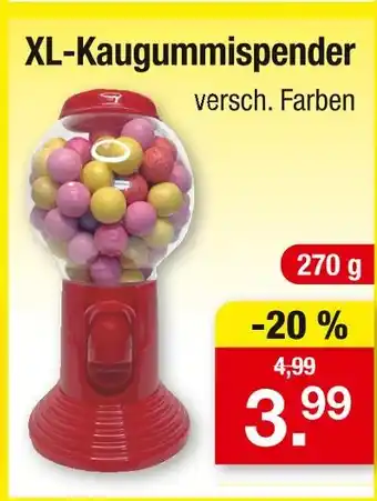 Zimmermann Xl-kaugummispender Angebot