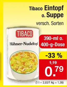 Zimmermann Tibaco eintopf o. suppe Angebot