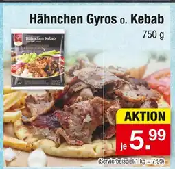 Zimmermann Hähnchen gyros o. kebab Angebot