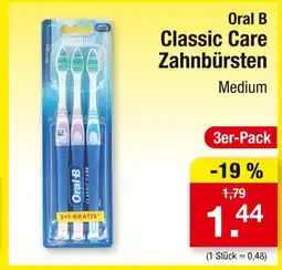 Zimmermann Oral b classic care zahnbürsten Angebot