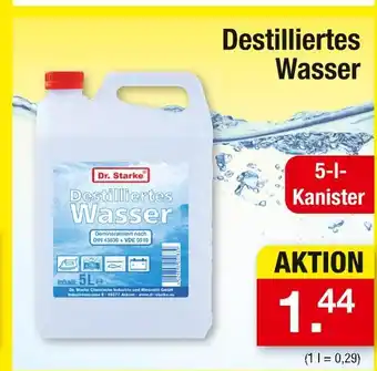 Zimmermann Dr. starke destilliertes wasser Angebot