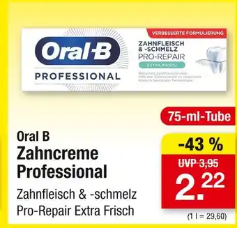 Zimmermann Oral b zahncreme professional Angebot