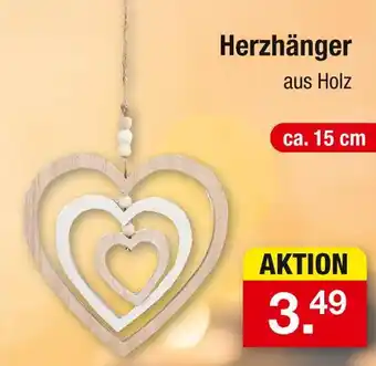 Zimmermann Herzhänger Angebot