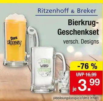 Zimmermann Ritzenhoff & breker bierkrug-geschenkset Angebot