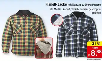 Zimmermann Flanell-jacke mit kapuze o. sherpakragen Angebot