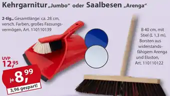 Sonderpreis Baumarkt Kehrgarnitur ,,Jumbo" oder Saalbesen „Arenga" Angebot