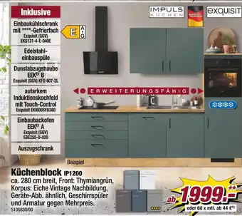 Poco Impuls küchen, exquisit küchenblock ip1200 Angebot