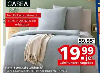 Segmüller Casea flanell-bettwäsche „alabamas“ Angebot