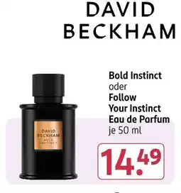 Rossmann David beckham follow your instinct eau de parfum Angebot