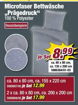 Poco Microfaser bettwäsche prägedruck Angebot