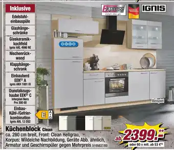 Poco Express küchenblock clean Angebot