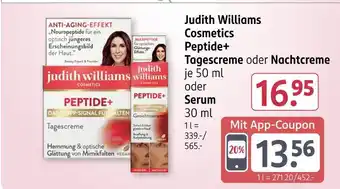 Rossmann Judith williams cosmetics tagescreme, nachtcreme oder serum Angebot