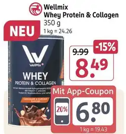 Rossmann Wellmix whey protein & collagen Angebot