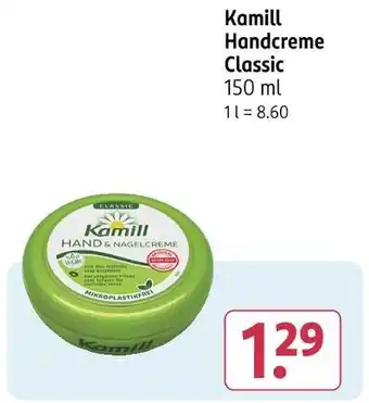 Rossmann Kamill handcreme classic Angebot