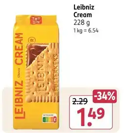 Rossmann Leibniz cream Angebot