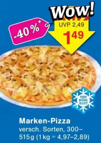 Jawoll Marken-Pizza Angebot