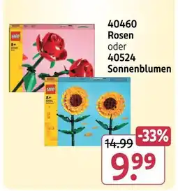 Rossmann Lego 40460 rosen oder 40524 sonnenblumen Angebot