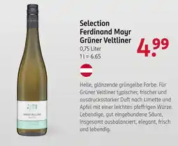 Rossmann Ferdinand mayr selection grüner veltliner Angebot