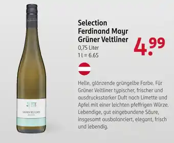 Rossmann Ferdinand mayr selection grüner veltliner Angebot