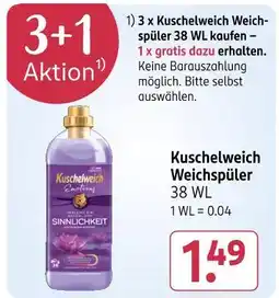 Rossmann Kuschelweich kuschelweich weichspüler Angebot