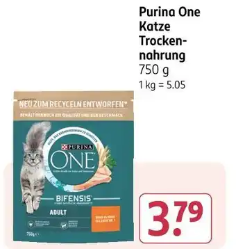 Rossmann Purina one katze trockennahrung Angebot