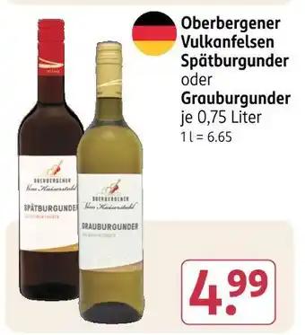 Rossmann Oberbergener vulkanfelsen spätburgunder oder grauburgunder Angebot