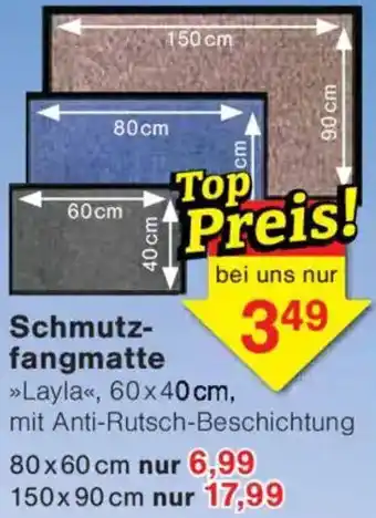 Jawoll Schmutzfangmatte Angebot