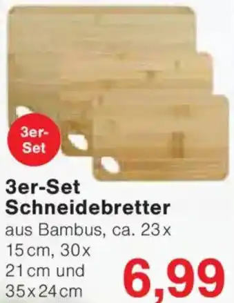 Jawoll 3er-Set Schneidebretter Angebot