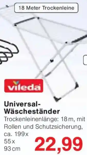 Jawoll Vileda Universal Wäscheständer Angebot