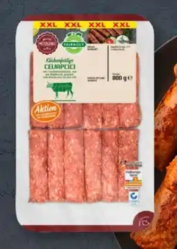 Aldi Süd Fair & Gut Rinder-Cevapcici XXL Angebot