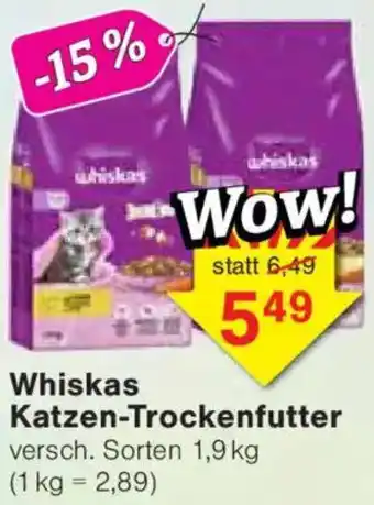 Jawoll Whiskas Katzen-Trockenfutter Angebot