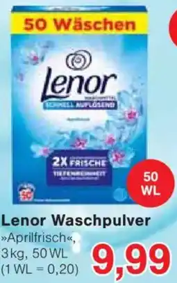 Jawoll Lenor Waschpulver Angebot