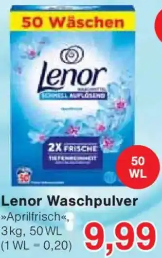 Jawoll Lenor Waschpulver Angebot