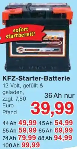 Jawoll KFZ-Starter-Batterie Angebot