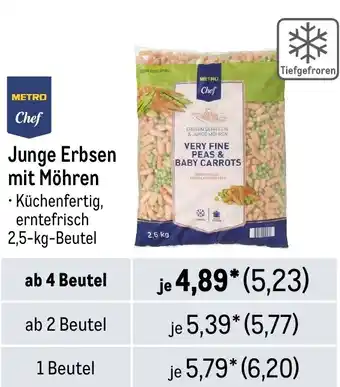 METRO METRO Chef Junge Erbsen mit Möhren Angebot