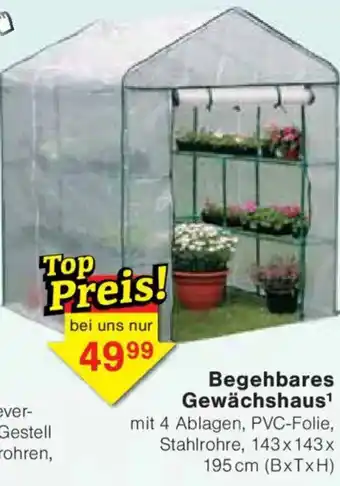 Jawoll Begehbares Gewächshaus Angebot