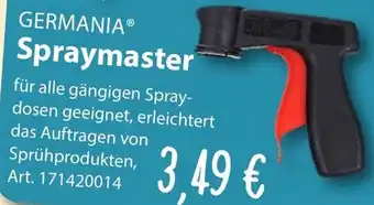 Sonderpreis Baumarkt GERMANIA Spraymaster Angebot