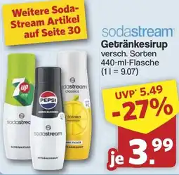 Famila Nord West sodastream Getränkesirup Angebot