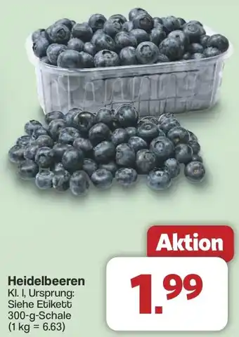 Famila Nord West Heidelbeeren Angebot