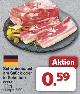 Famila Nord West Schweinebauch am Stück oder in Scheiben Angebot