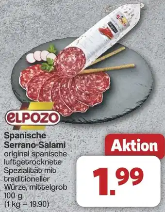 Famila Nord West Elpozo Spanische Serrano-Salami Angebot