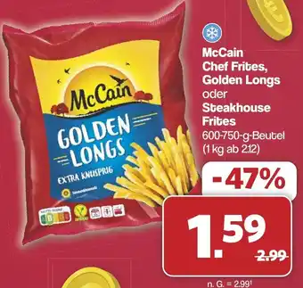 Famila Nord West McCain Chef Frites, Golden Longs oder Steakhouse Frites Angebot