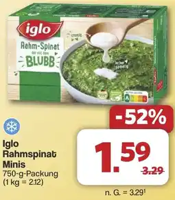 Famila Nord West Iglo Rahmspinat Minis Angebot