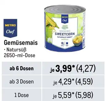 METRO METRO Chef Gemüsemais Angebot