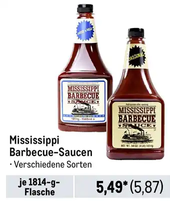 METRO Mississippi Barbecue-Saucen Angebot