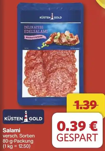 Famila Nord West KÜSTEN GOLD Salami Angebot